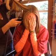 Hair Chopped on My World.